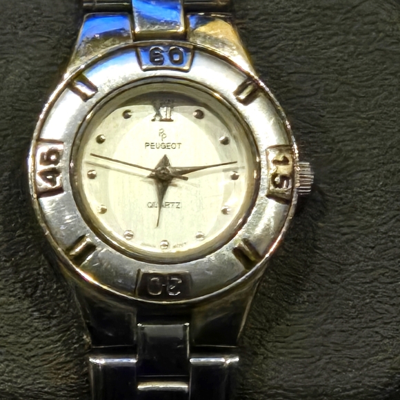 Peugeot Silver Quartz Watch - Picture 1 of 5